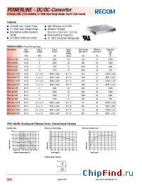 Datasheet RP40-2412SG manufacturer Recom
